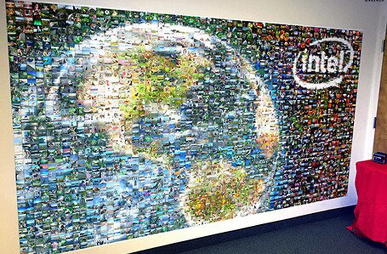 Digital Mosaic Wall